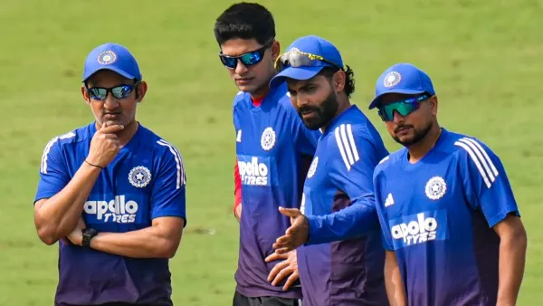 Gautam Gambhir Shubman Gill Ravindra Jadeja Kuldeep Yadav 081613199 16x9 0