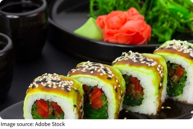 Làm Gừng Ngâm Ăn Sushi