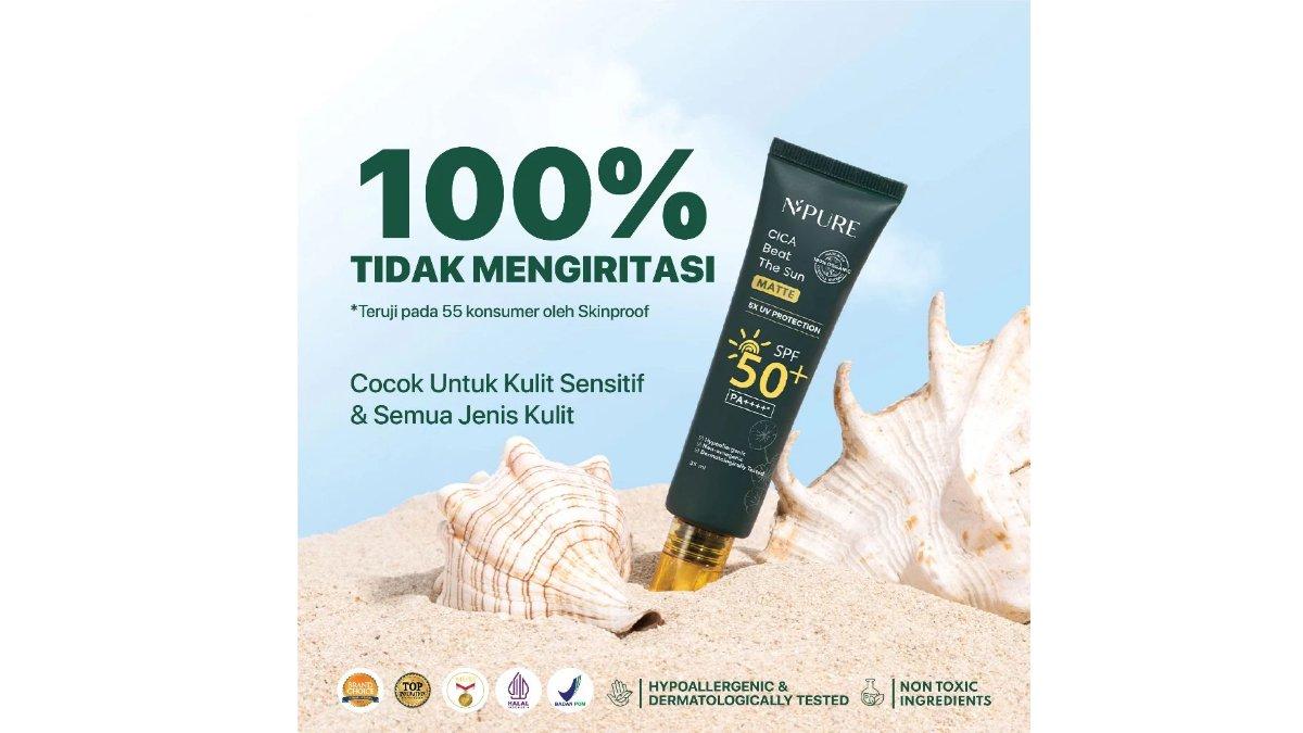 NPURE SUNSCREEN CICA BEAT THE SUN MATTE SPF 50+ PA++++
