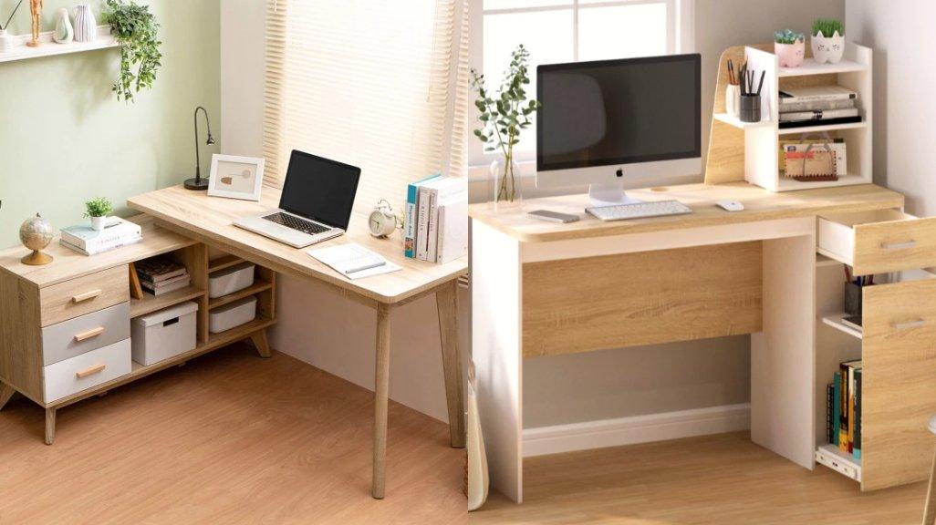 Kolase meja belajar.