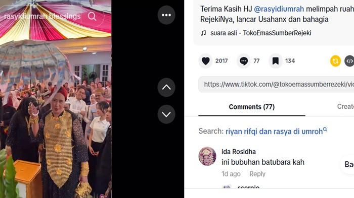 berhasil mencuri perhatian tamu undangan karena penampilannya