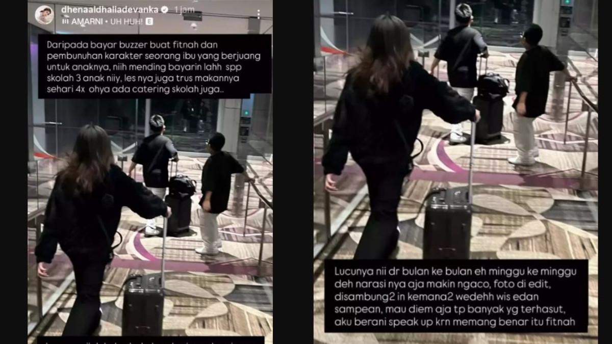 Dheba Devanka jawab tudingan menikah siri dengan suami Dina Olivia, Anton Subowo.