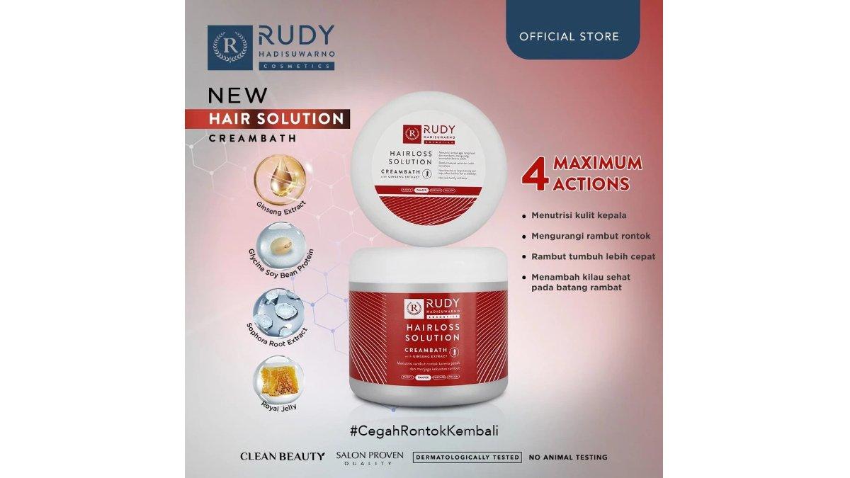 Rudy Hadisuwarno Cosmetics Hairloss Solution Creambath