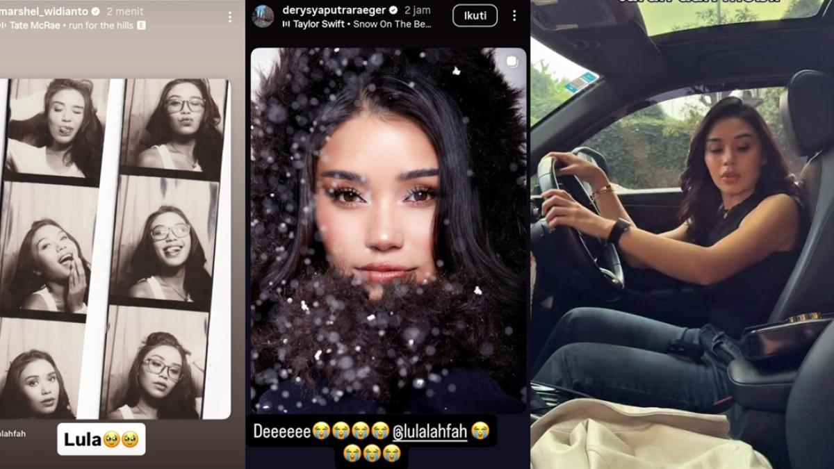 KABAR LULA LAHFAH - Kolase potret unggahan sahabat soal Lula Lahfah