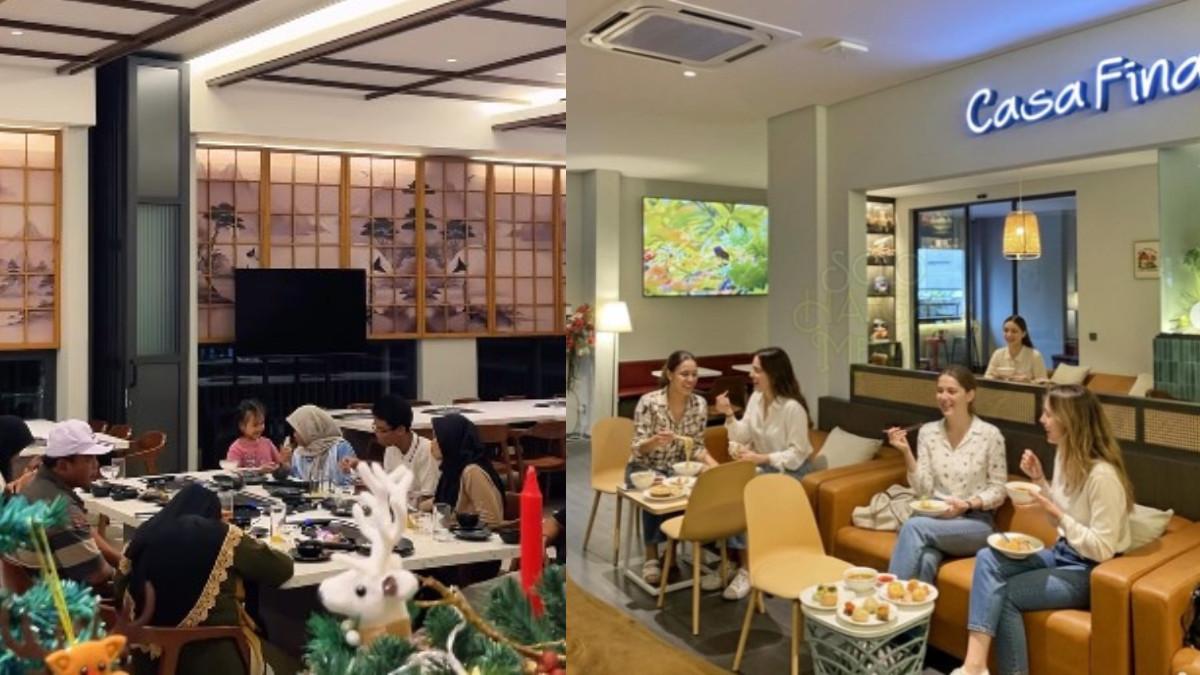 MahaBodhi Eatery Solo hadir dengan dua lantai, masing-masing menawarkan konsep berbeda. 