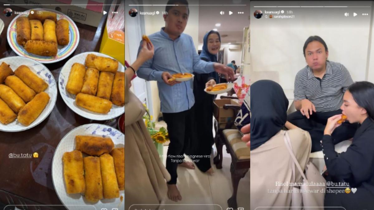 SEPENINGGAL LULA LAHFAH - Tatu Yulyanah ibunda Lula Lahfah mulai bisa tersenyum sepeninggal anaknya. Ia terhibur dengan tingkah teman-teman almarhumah.