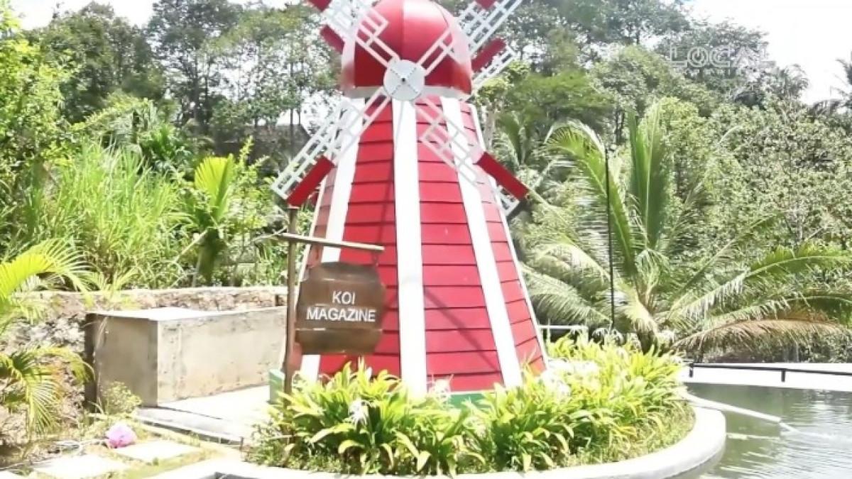 Spot foto instagramable di Farmora, tempat wisata ramah anak di Bandar Lampung.