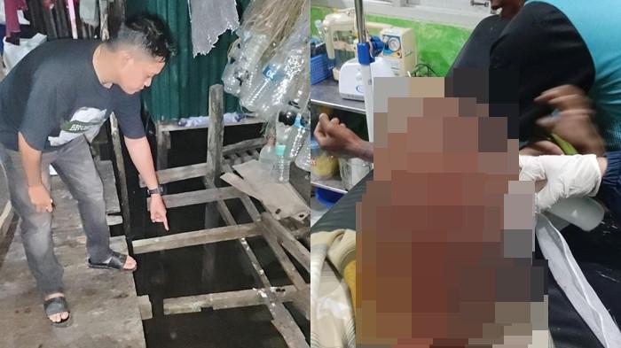 BOCAH DITERKAM BUAYA - Marsel, seorang bocah laki-laki berusia sekitar 6 tahun yang diserang buaya di bantaran Sungai Mamolo, RT 11 Kelurahan Tanjung Harapan, Kecamatan Nunukan Selatan, Kabupaten Nunukan, Provinsi Kalimantan Utara pada Sabtu (31/1/2026) sekitar pukul 18.00 Wita, menjalani perawatan intensif di RSUD Nunukan.