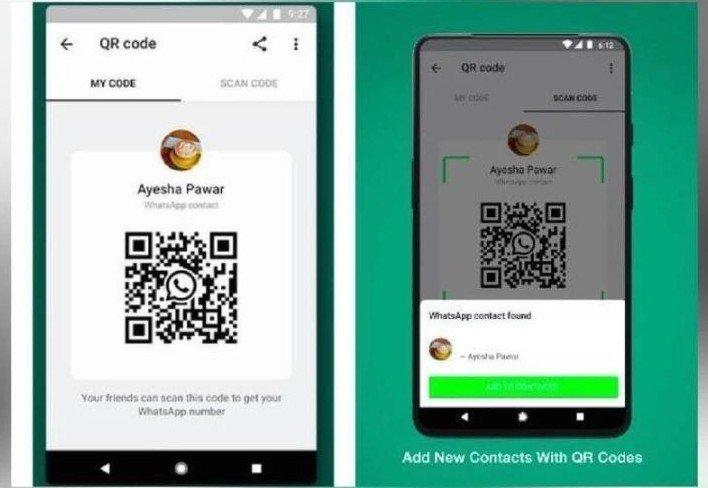 Cara save kontak WA pakai Kode QR