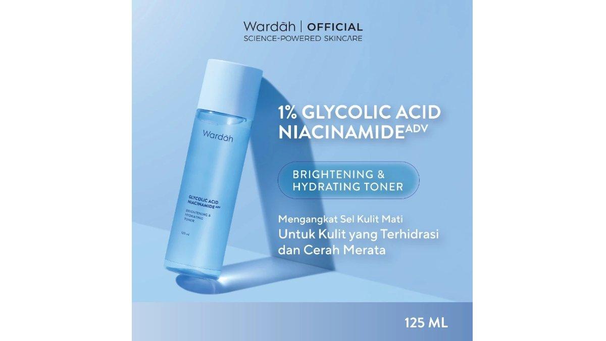 Wardah Glycolic Acid Niacinamide ADV Brightening Hydrating Toner