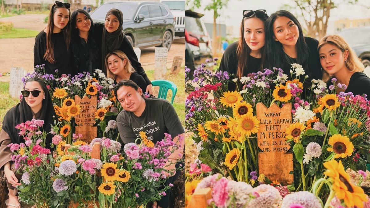 Awkarin akhirnya pulang ke Indonesia, sempatkan ziarah ke makam Lula Lahfah.