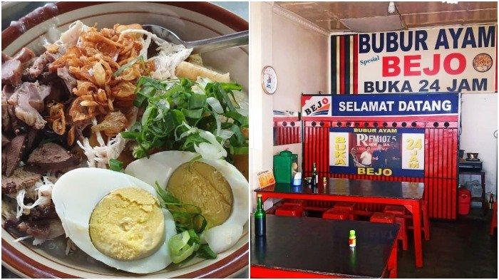 Bubur Ayam Bejo Special Kosambi yang bisa menjadi pilihan kuliner malam di Bandung.