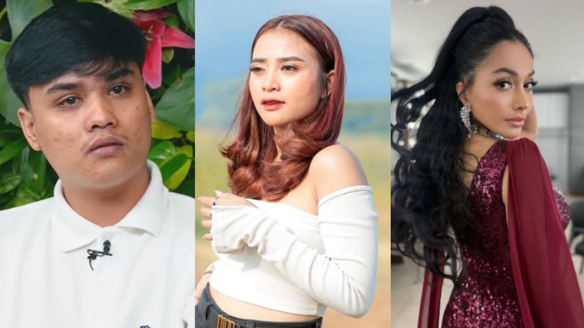 POLEMIK BARU RESSA - Setelah diakui sebagai anak oleh Denada (kanan), Ressa Rizky Rossano (kiri) gantian dikejar pengakuan anak oleh mantan istrinya, Dini Kurnia (tengah). Dini Kurnia merupakan penyanyi dangdut asal Banyuwangi.