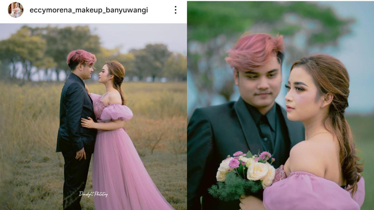 POLEMIK RESSA ROSSANO - Foto dengan tema Prewedding yang diyakini merupakan Ressa Rossano dan Dini Durnia.