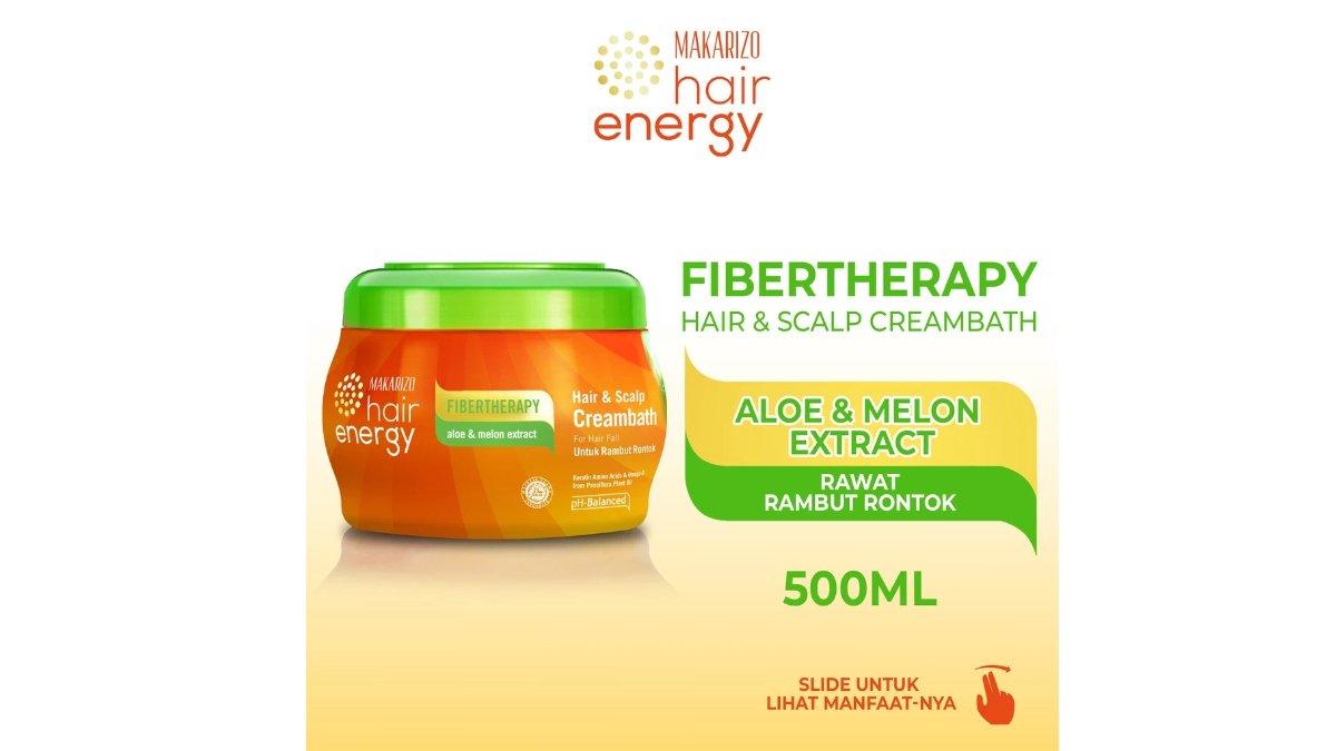 Makarizo Hair Energy Fibertherapy Hair & Scalp Creambath Aloe & Melon