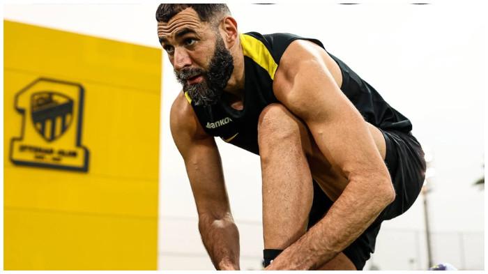 LATIHAN ITTIHAD - Striker asal Prancis, Karim Benzema, kembali ke dalam sesi latihan tim Al Ittihad setelah menderita cedera pada kompetisi Liga Arab Saudi 2025/2026, 20 September 2025. (Instagram Ittihad - 24/9/2025)