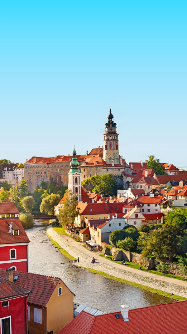 Cesky Krumlov by the River