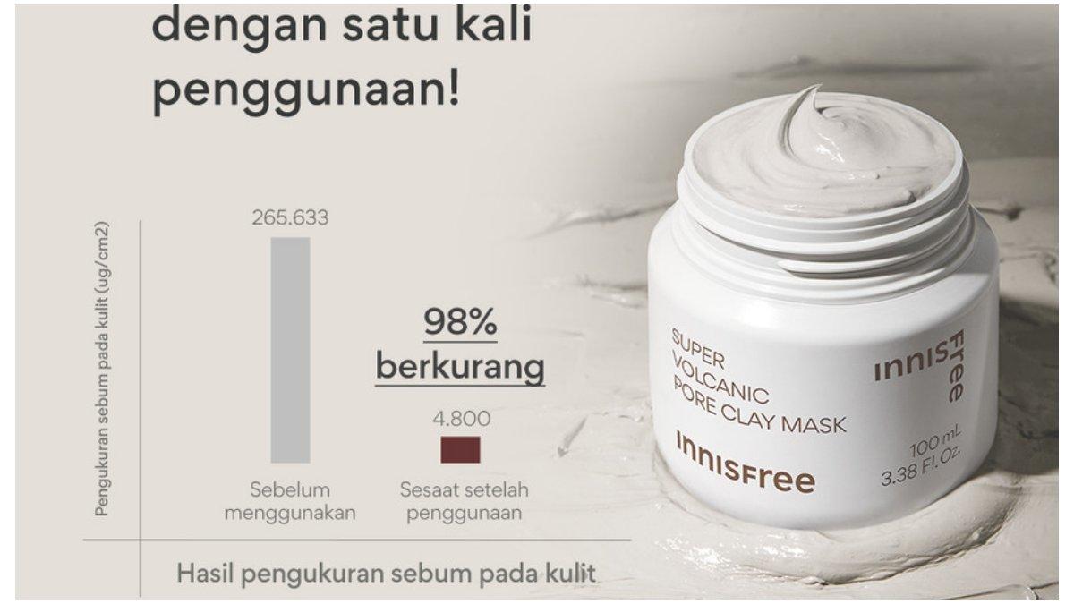 innisfree Super Volcanic Pore Clay Mask 2x