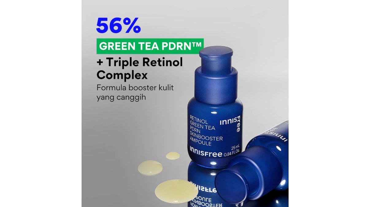Innisfree Retinol Green Tea PDRN Skinbooster Ampoule