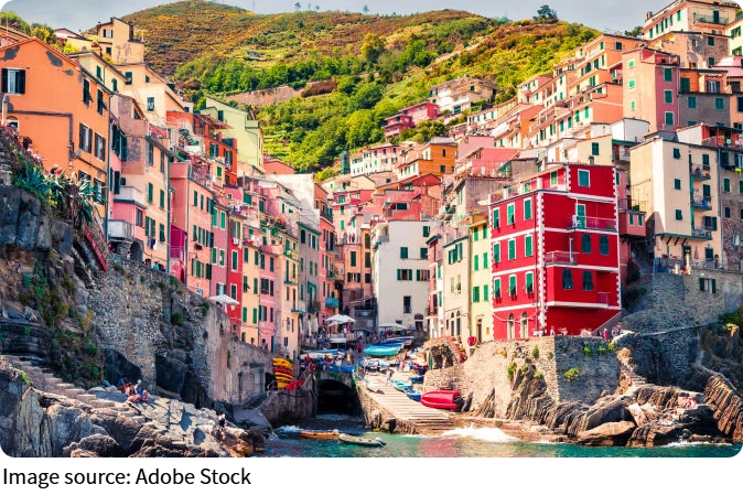 Riomaggiore en couleurs