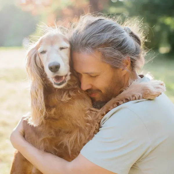man finding happiness despite feeling weird about everything going on in the world