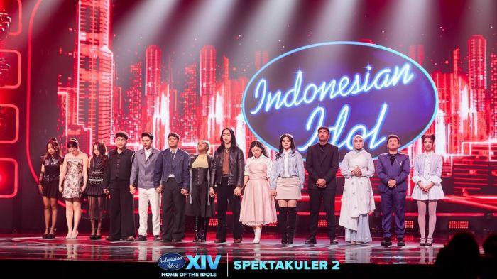 ELIMIANSI - Proses eliminasi Indonesian Idol 2026 babak Spekta 2 Top 14 pada Senin (9/2/2026) malam.
