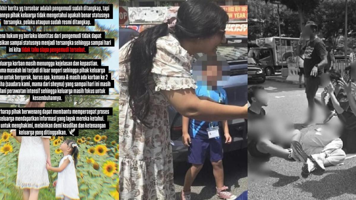 WNI DITABRAK DI SINGAPURA - Keluarga WNI kecelakaan di Singapura minta bantuan cari identitas pengemudi mobil, status tersangka ternyata belum pasti