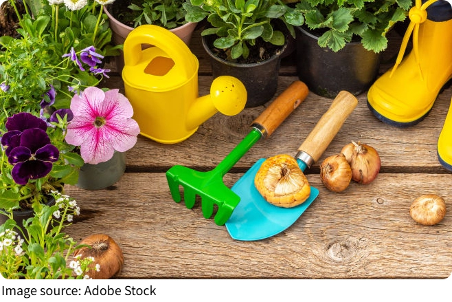 Góc làm vườn gọn, đẹp