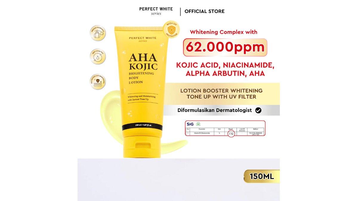 PERFECT WHITE AHA Kojic Brightening Body Lotion Tone Up