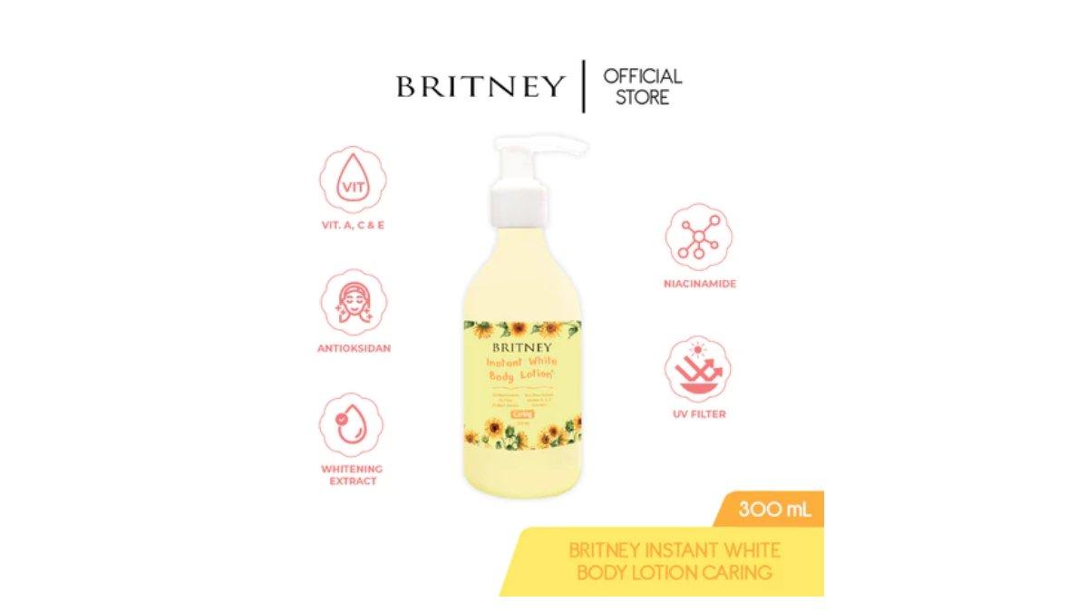 Ilustrasi varian body lotion Britney Instant White Body Lotion - Caring