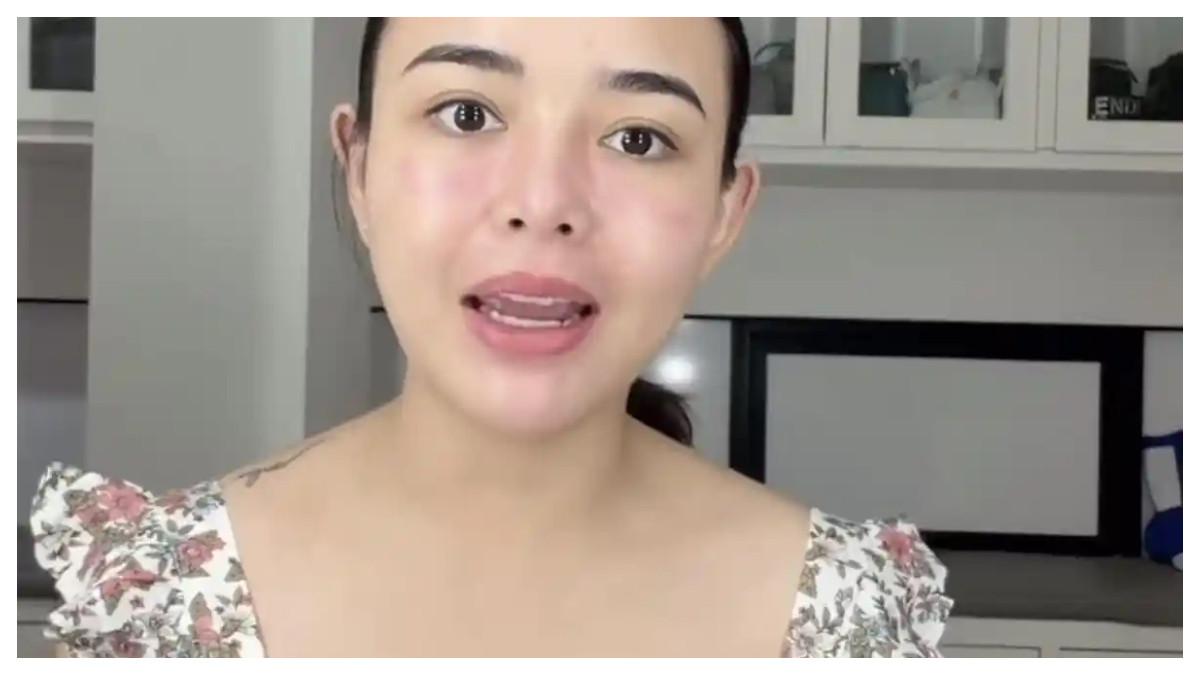 AMANDA MANOPO VIRAL - Artis Amanda Manopo seolah tak terima saat Fajar Sadboy diludahi Indra Frimawan.