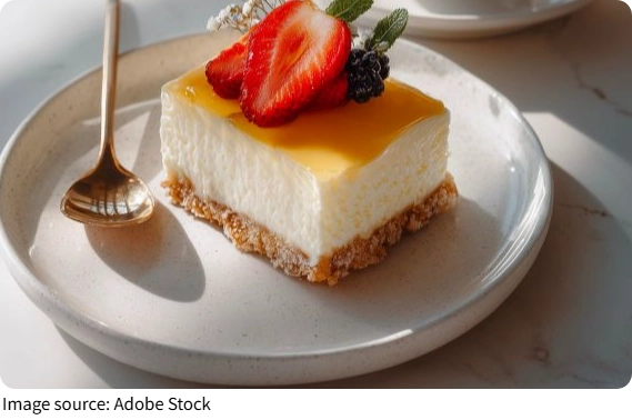 Strawberry Coulis Cheesecake