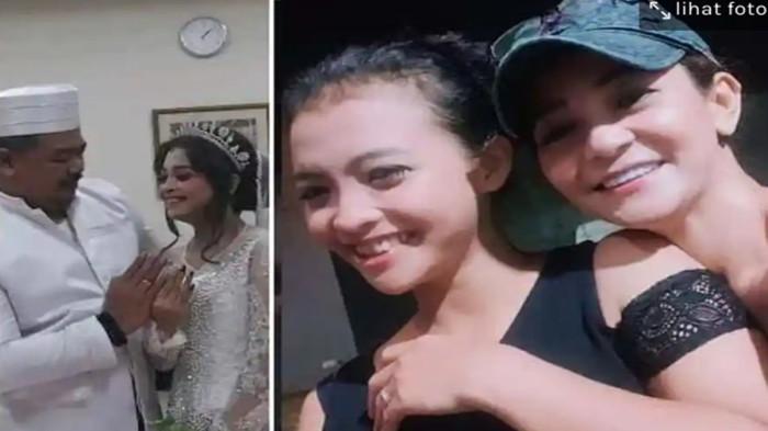 VIRAL KISAH POLIANDRI: Inilah sosok Vina (kanan), menantu artis yakni Firdha Razak yang diduga poliandri diam-diam nikah lagi (kiri). Vina disebut menggunakan sihir celana dalam untuk pikat pria lain