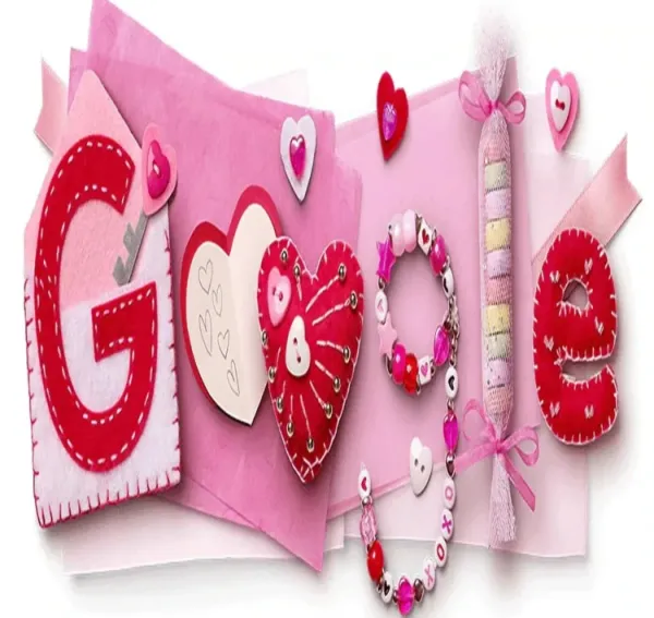 valentines day google doodle 2026