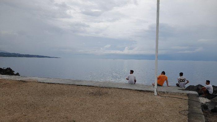 Pantai Sario Lokasi Wisata Baru di Manado Sulut, Pasir Putih, Tempat Mancing Sambil Lihat Sunset.