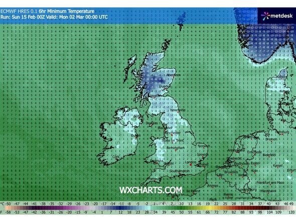 UK snow maps show huge 715-mile blizzards to bury 70 counties - full list