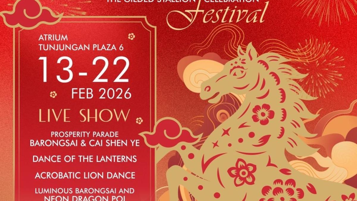 Tunjungan Plaza, satu lokasi pertunjukan barongsai di Surabaya lengkap dengan jadwalnya untuk Imlek 2026.