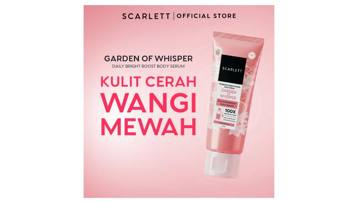 Ilustrasi Scarlett Fragrance Brightening Body Serum