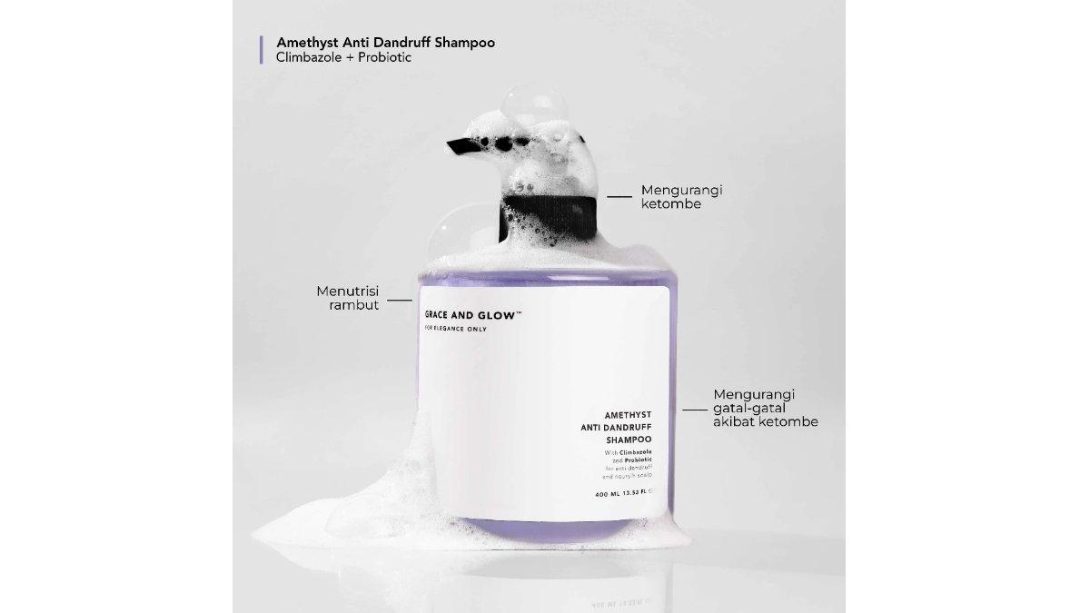 Grace and Glow Amethyst Anti Dandruff Shampoo