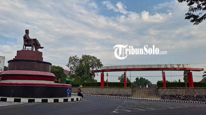 Potret Alun-alun Giri Krida Bakti Wonogiri.