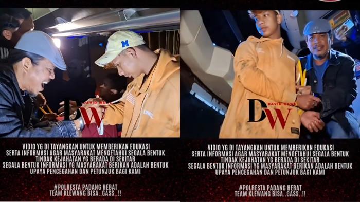 Aiptu David Riko Dermawan bersama Tim Klewang saat berhasil menangkap Een (18) DPO kasus penganiayaan terhadap anak di bus dengan Menyamar menjadi pengamen.