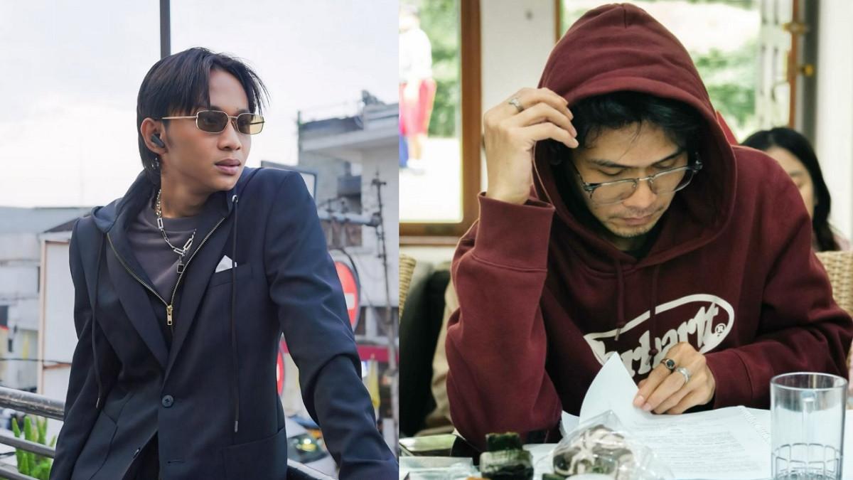 FAJAR SADBOY DILUDAHI - Kolase potret Fajar Sadboy dan komika Indra Frimawan. Fajar Sadboy buka suara soal video viral diludahi Indra