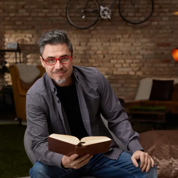 Man who took the time to slow down and read is better at dealing with whatever life throws at him