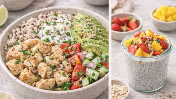 Protein Rich Bowl And Pudding