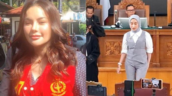 NIKITA VS REZA - Nikita Mirzani (kiri) jalani sidang kasus laporan Reza Gladys di PN Jakarta Selatan, Selasa (8/7/2025). Reza Gladys (kanan) di Pengadilan Negeri Jakarta Selatan, Kamis (24/7/2025). Ahli ekspresi soroti gestur Reza Gladys saat sidang melawan Nikita Mirzani.