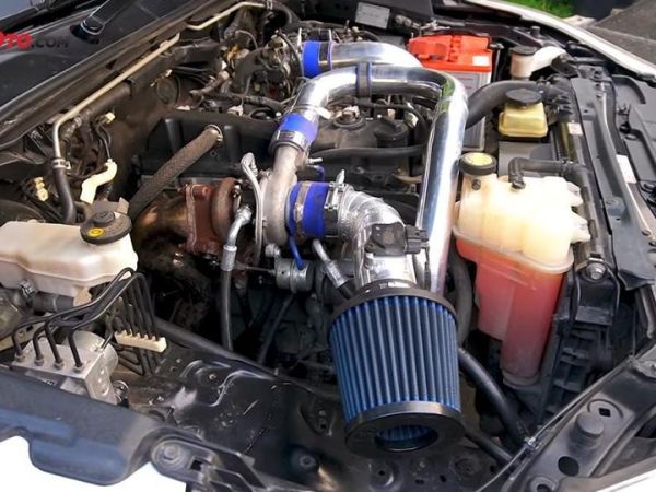 Ganti total pipa-pipa sampai ke open filter dan intercooler