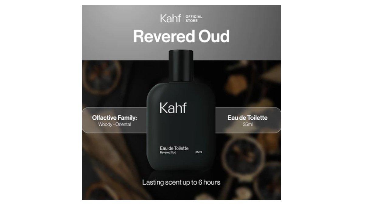 Ilustrasi varian dari parfum Kahf Revered Oud Eau De Toilette 35ml