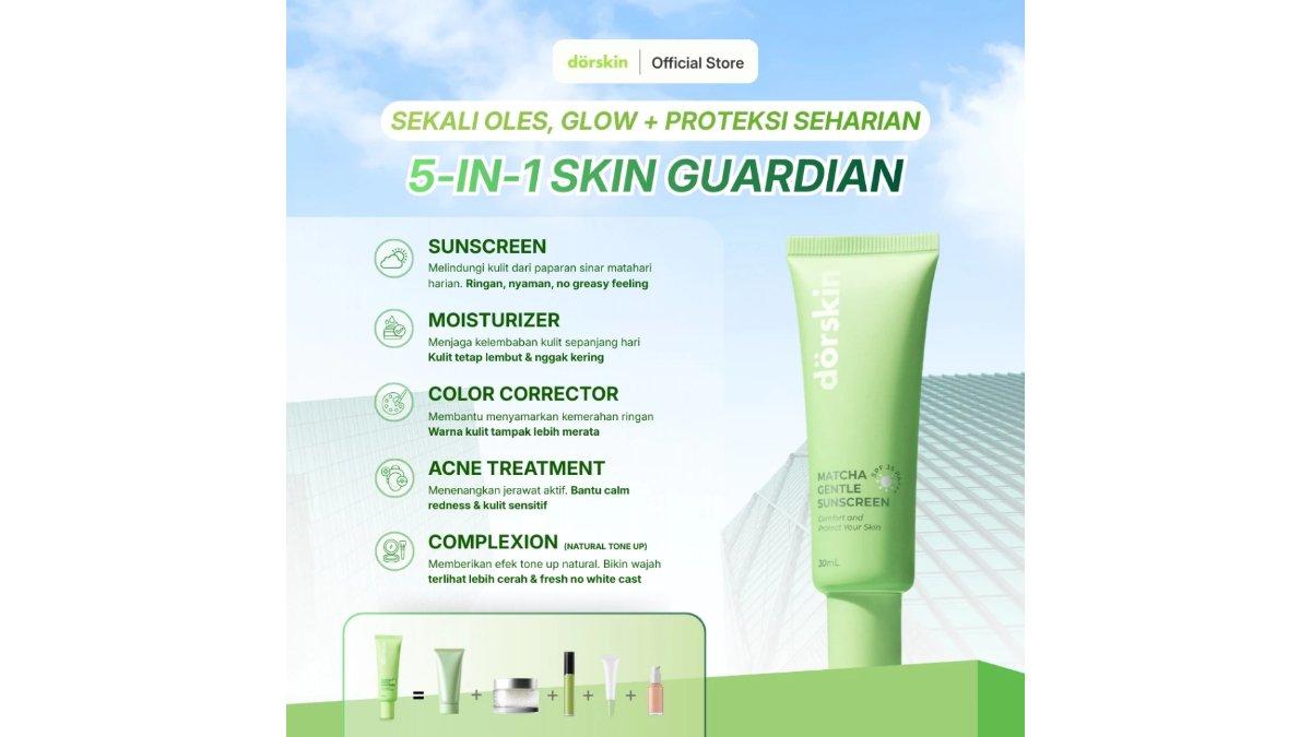 Dorskin Matcha Gentle 2in1 Tone Up Sunscreen