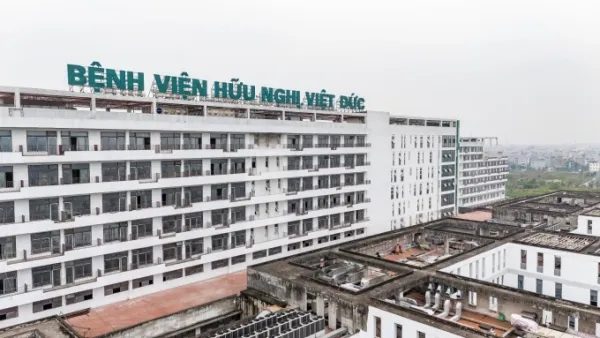 Viet Duc Hospital facility 2 cannot currently be put into use. Photo: Giang Huy