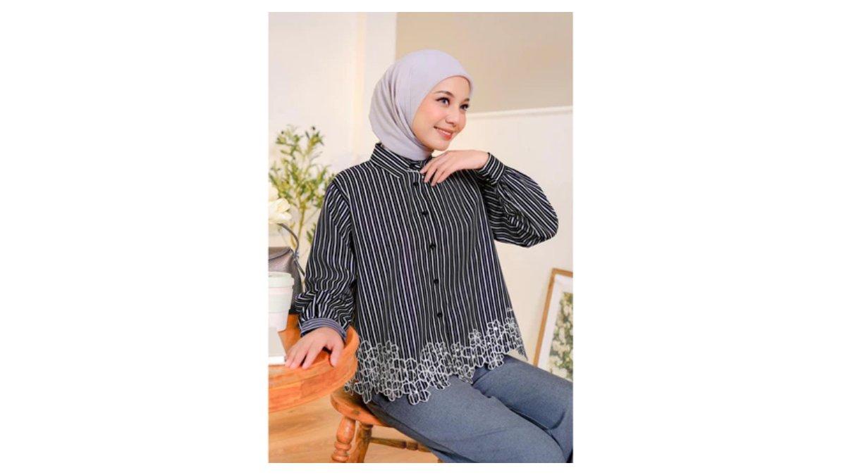 Ilustrasi rekomendasi baju lebaran Kienka - Becca Embroidery